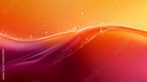 Abstract wave with vibrant ...