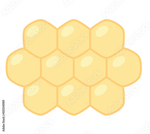 bees hive cells design