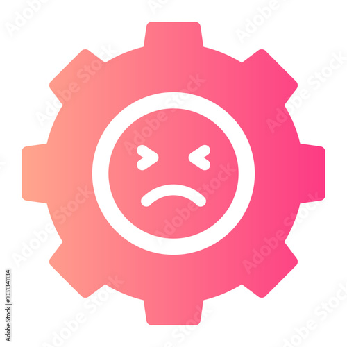 gear gradient icon