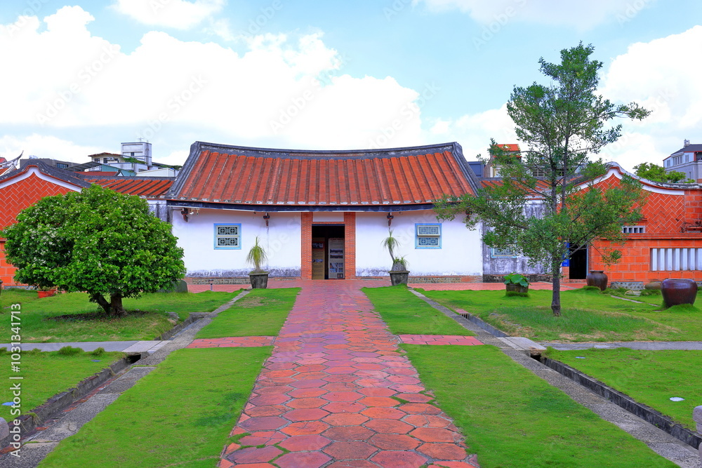 Wufeng Lin family garden with elegant mansion and classic Chinese garden architectures in Wufeng District, Taichung, Taiwan Wufeng Lin family garden with elegant mansion and classic Chinese garden architectures in Wufeng District, Taichung, Taiwan