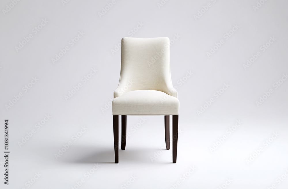 Parsons chair with a simple upholstered design Parsons chair with a simple upholstered design