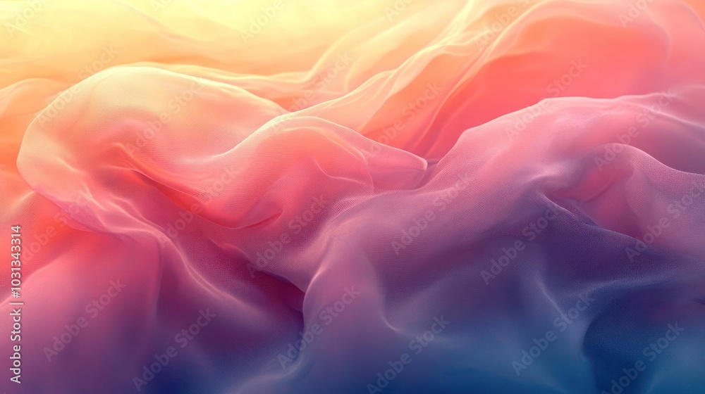 Fototapeta premium a colorful background with a very large amount of fabric
