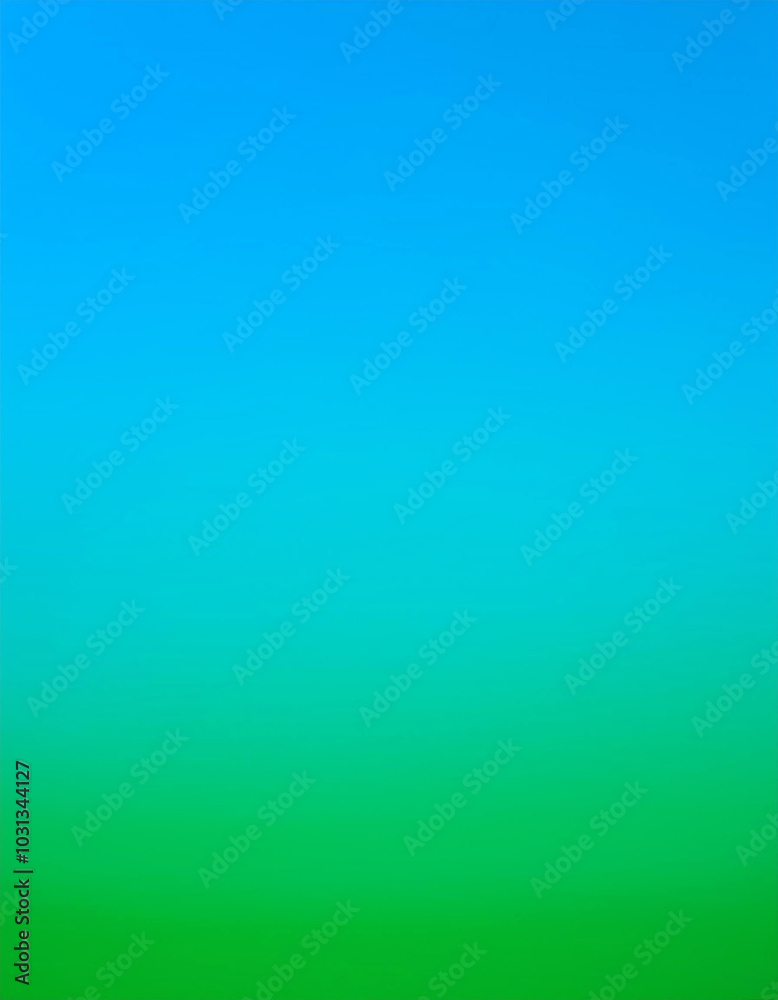 Serene Blue to Green Gradient: A calming visual experience evoking tranquility and peace. Perfect for meditation or relaxation.