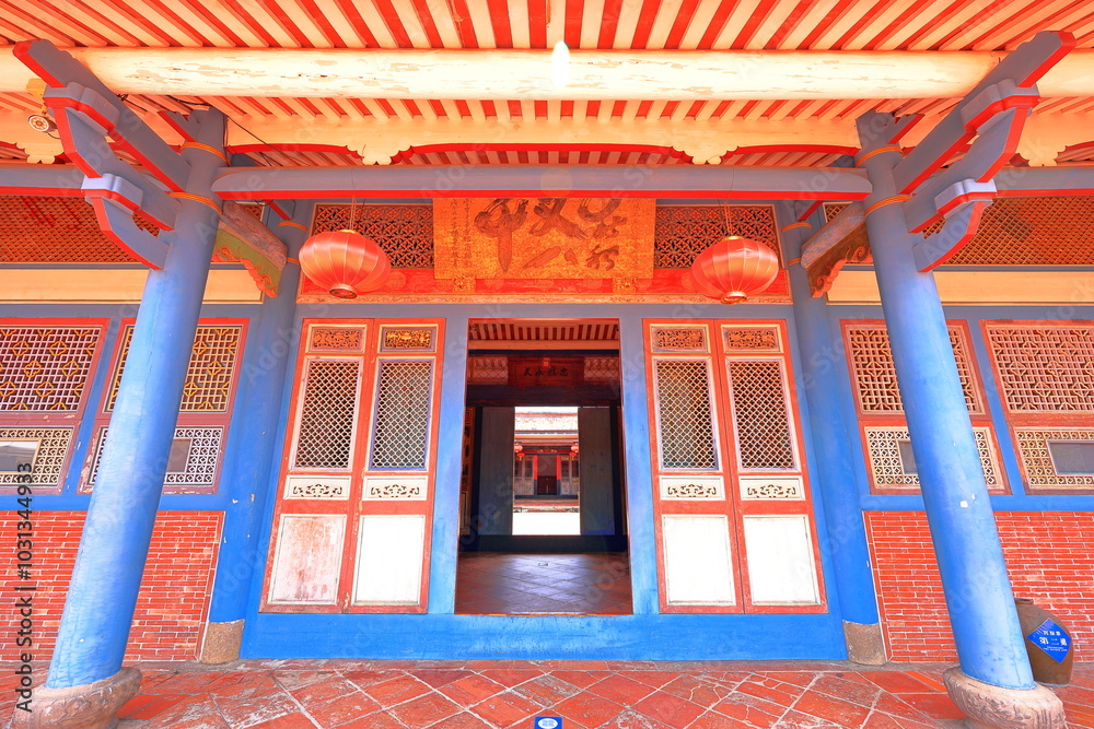 Wufeng Lin family garden with elegant mansion and classic Chinese garden architectures in Wufeng District, Taichung, Taiwan Wufeng Lin family garden with elegant mansion and classic Chinese garden architectures in Wufeng District, Taichung, Taiwan
