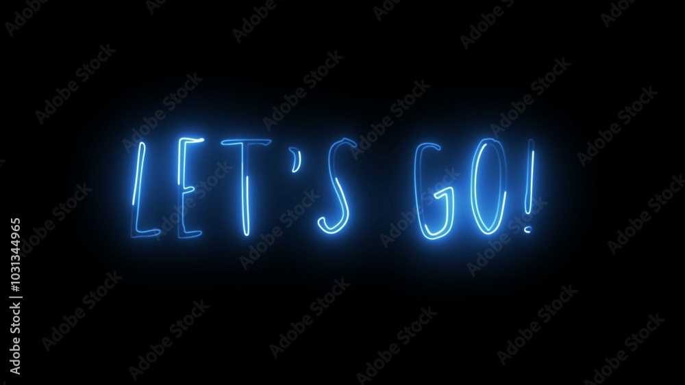 Let's go neon sign. Let's Go text font with neon light. Luminous and shimmering haze inside the letters of the text Lets Go. DJ Screen. Let's go neon sign. Let's Go text font with neon light. Luminous and shimmering haze inside the letters of the text Lets Go. DJ Screen.
