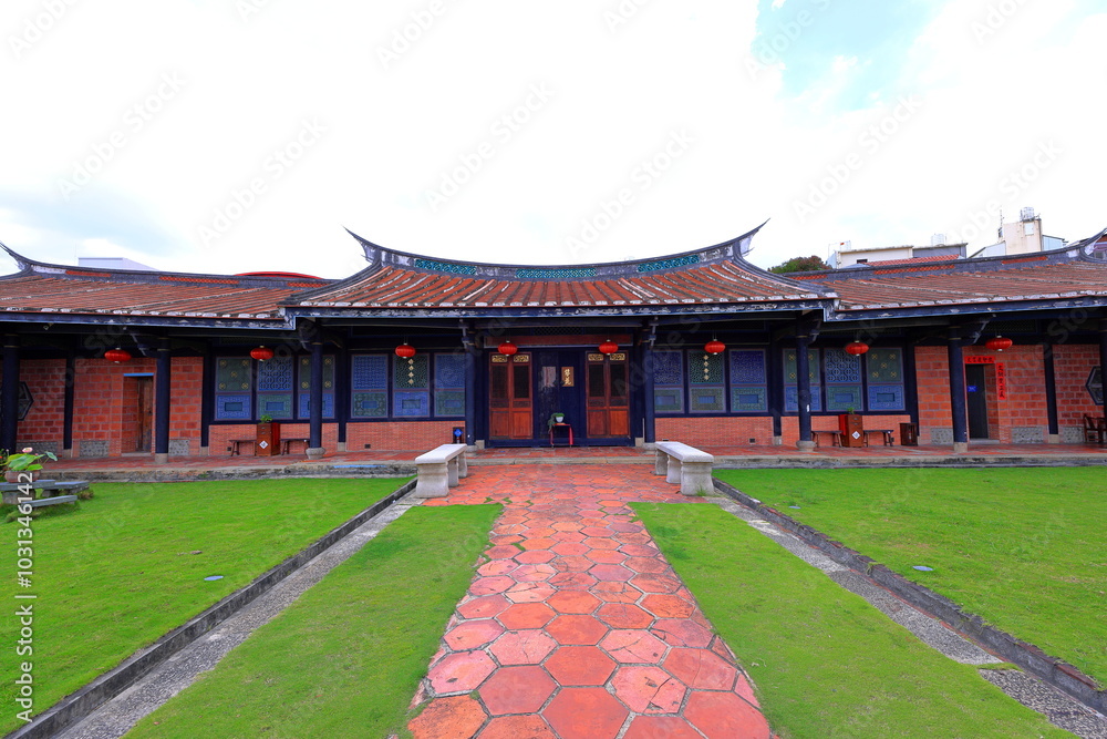 Wufeng Lin family garden with elegant mansion and classic Chinese garden architectures in Wufeng District, Taichung, Taiwan Wufeng Lin family garden with elegant mansion and classic Chinese garden architectures in Wufeng District, Taichung, Taiwan
