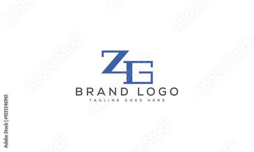 Free Download ZG logo design vector template design for brand. - GFXLoad
