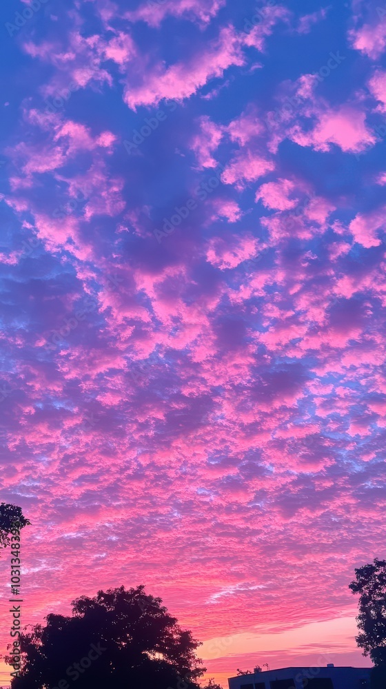 Fototapeta premium Pink Sunset Clouds.