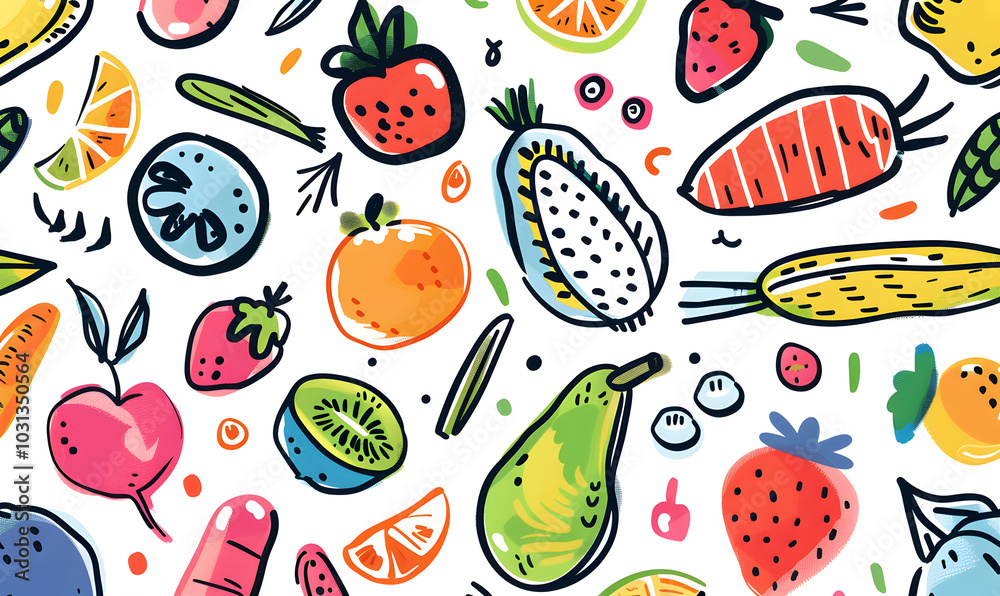 vegetable and fruits photo or illustrator on white background vegetable and fruits photo or illustrator on white background