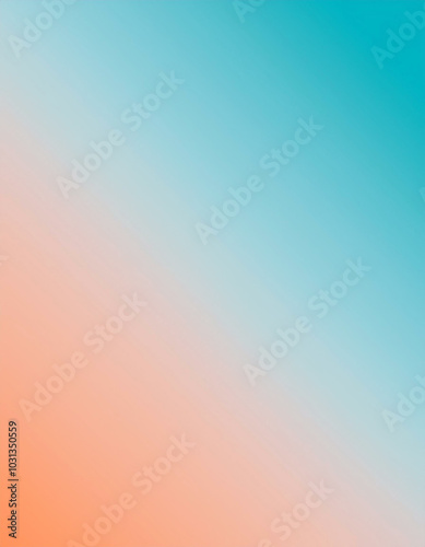 Serene Aqua and Peach Gradient: A calming blend of pastel hues, perfect for minimalist designs and peaceful backgrounds. Ideal for websites, presentations, and more!