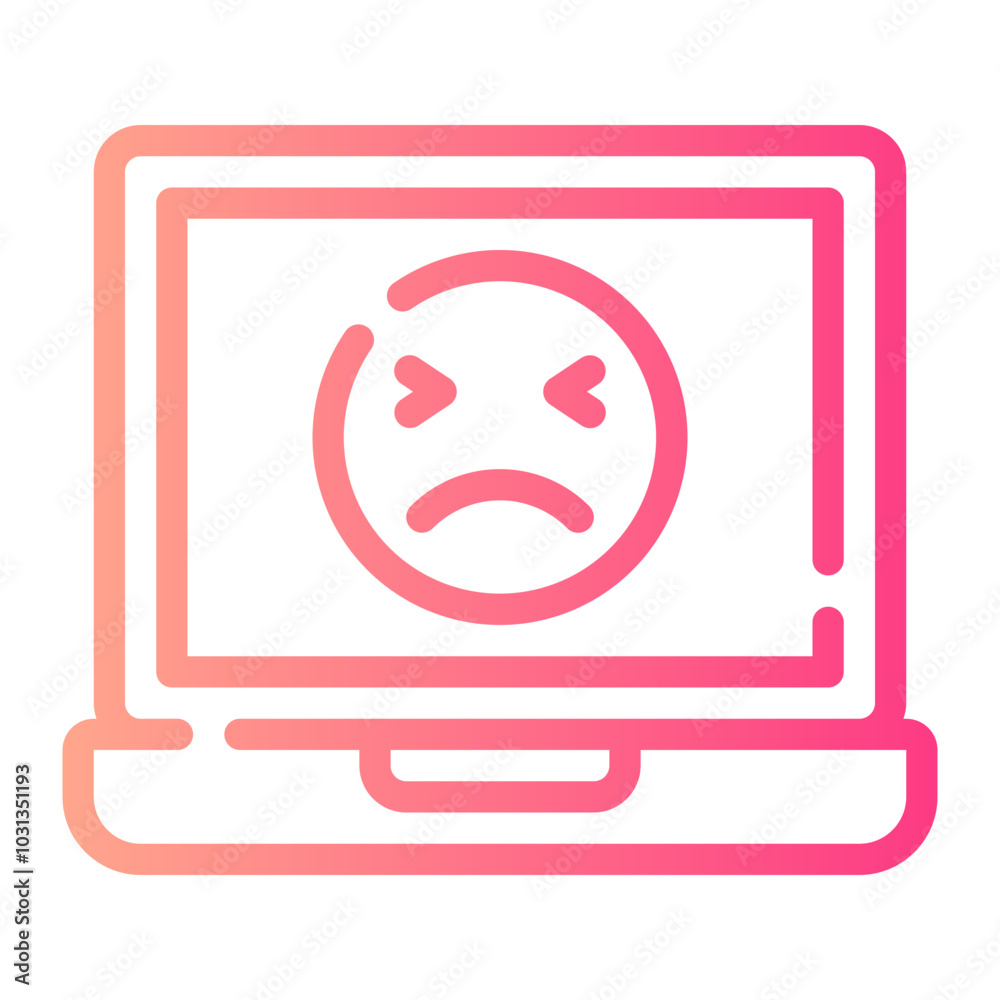 laptop gradient icon laptop gradient icon