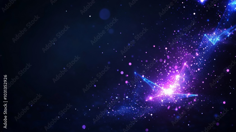 Abstract cosmic light patterns in vibrant colors Abstract cosmic light patterns in vibrant colors