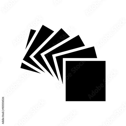 fabric swatches dressmaking fashion glyph icon vector. fabric swatches dressmaking fashion sign. isolated symbol illustration