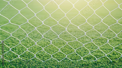 Goal Post: Close-up view of...