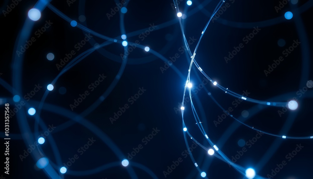 Futuristic Technology Background with Glowing Circuits and Digital Data Streams Futuristic Technology Background with Glowing Circuits and Digital Data Streams