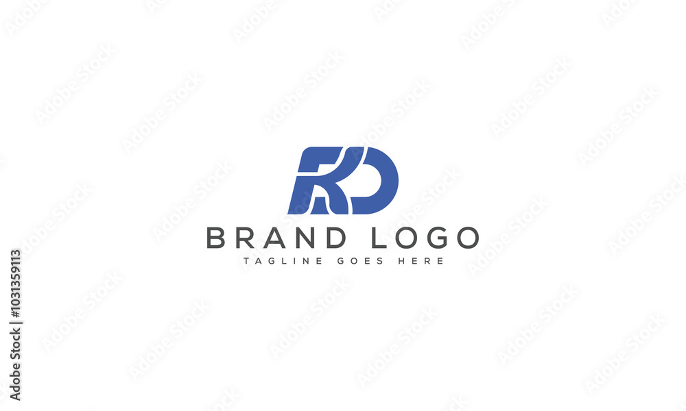 KD logo design vector template design for brand. KD logo design vector template design for brand.