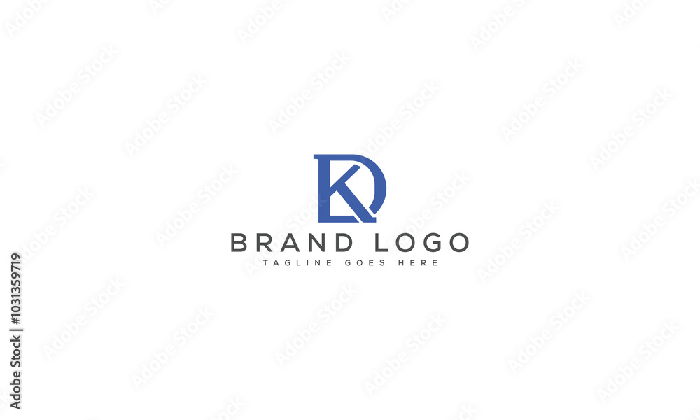 KD logo design vector template design for brand. KD logo design vector template design for brand.