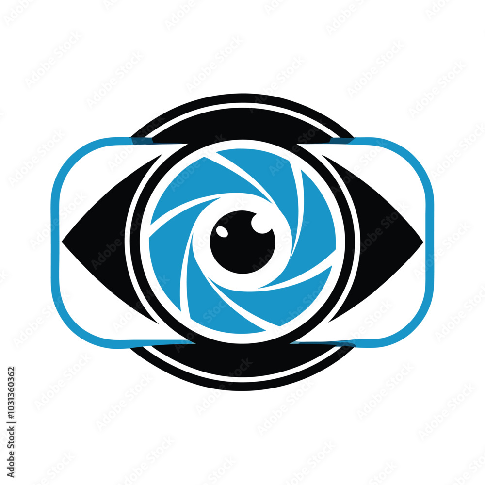 minimalist eye camera logo, eye with camera lens logo, abstract eye camera design, hand-drawn eye camera logo vector illustration minimalist eye camera logo, eye with camera lens logo, abstract eye camera design, hand-drawn eye camera logo vector illustration