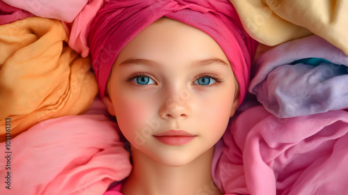 A serene portrait of a girl...