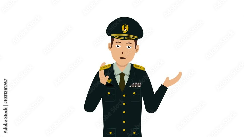 Indonesia Soldier Lipsync Presentation Animation Video Indonesia Soldier Lipsync Presentation Animation Video