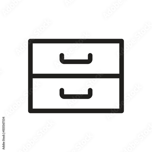 Drawer Icon - Line