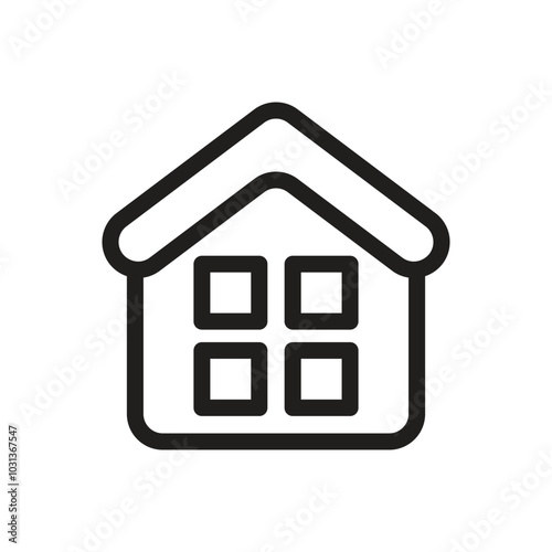 Home Icon - Line