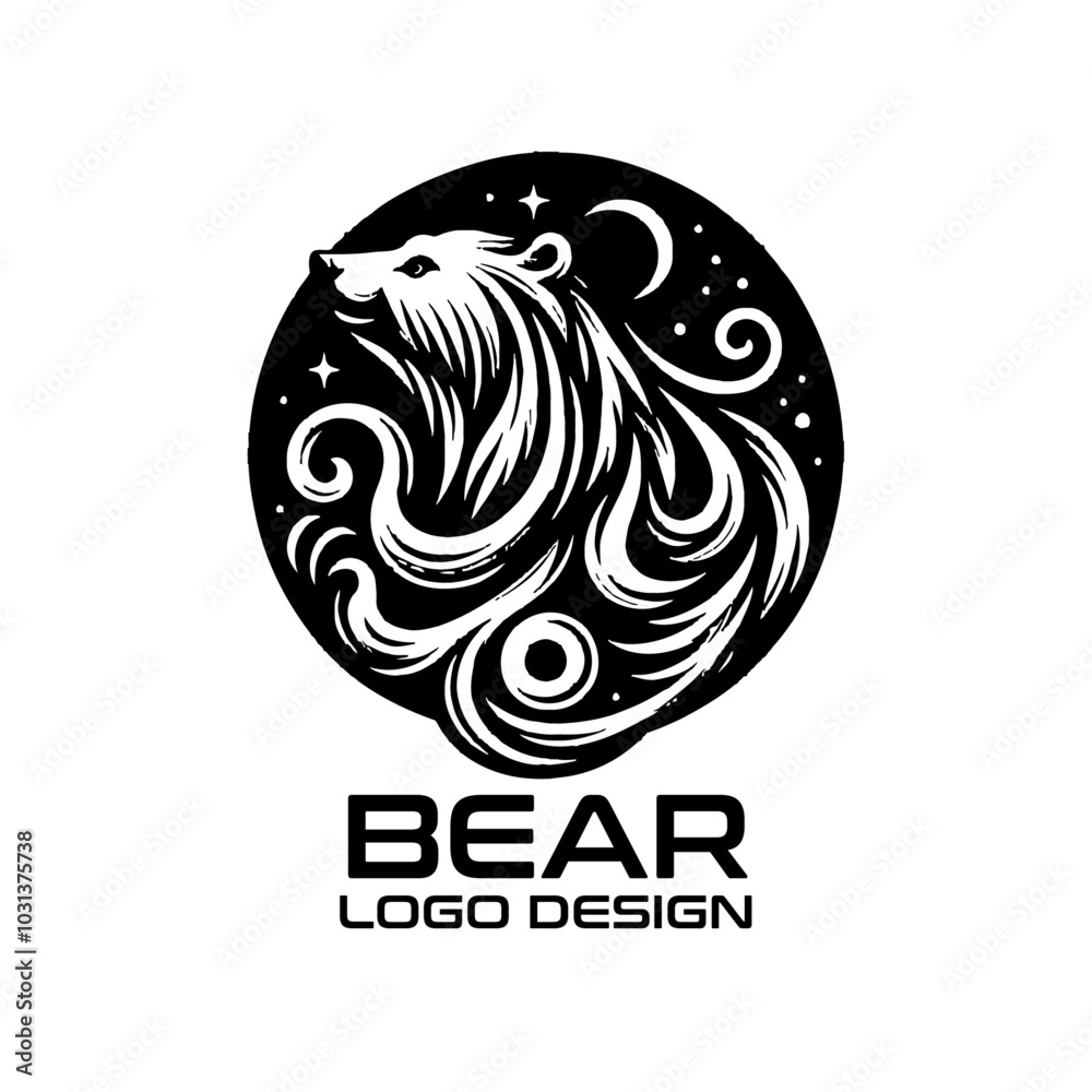 Bear Vector Logo Design Bear Vector Logo Design