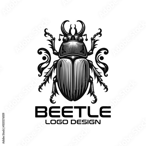Beetle Vector Logo Design