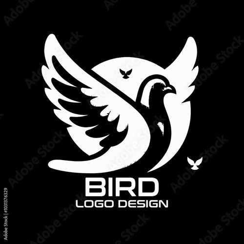 Bird Vector Logo Design photo