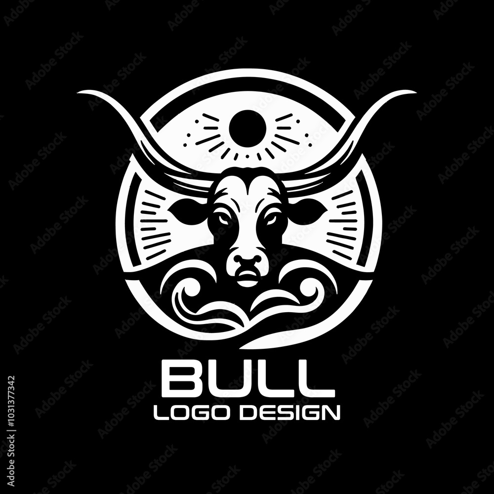 Fototapeta premium Bull Vector Logo Design