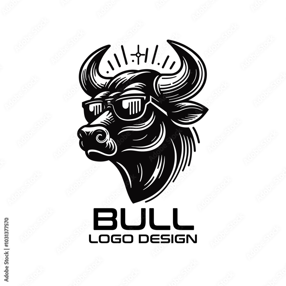 Fototapeta premium Bull Vector Logo Design