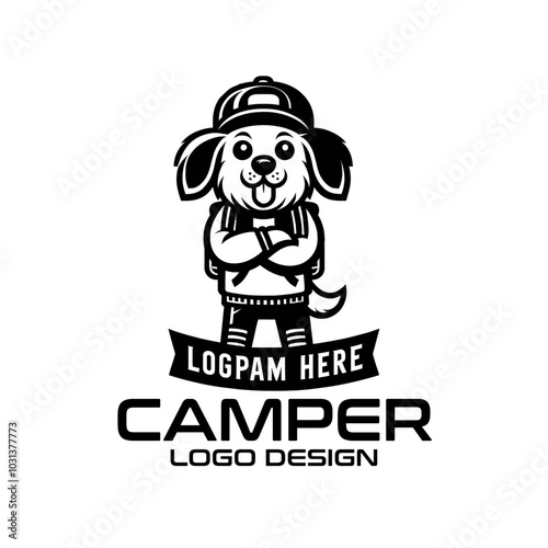 Camper Vector Logo Design