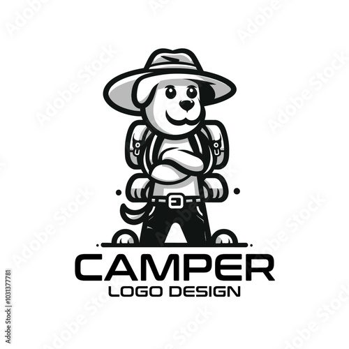 Camper Vector Logo Design