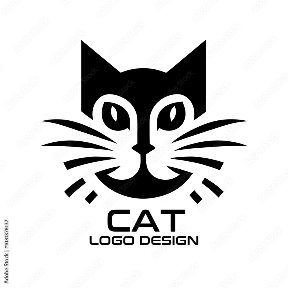 Fototapeta premium Cat Vector Logo Design