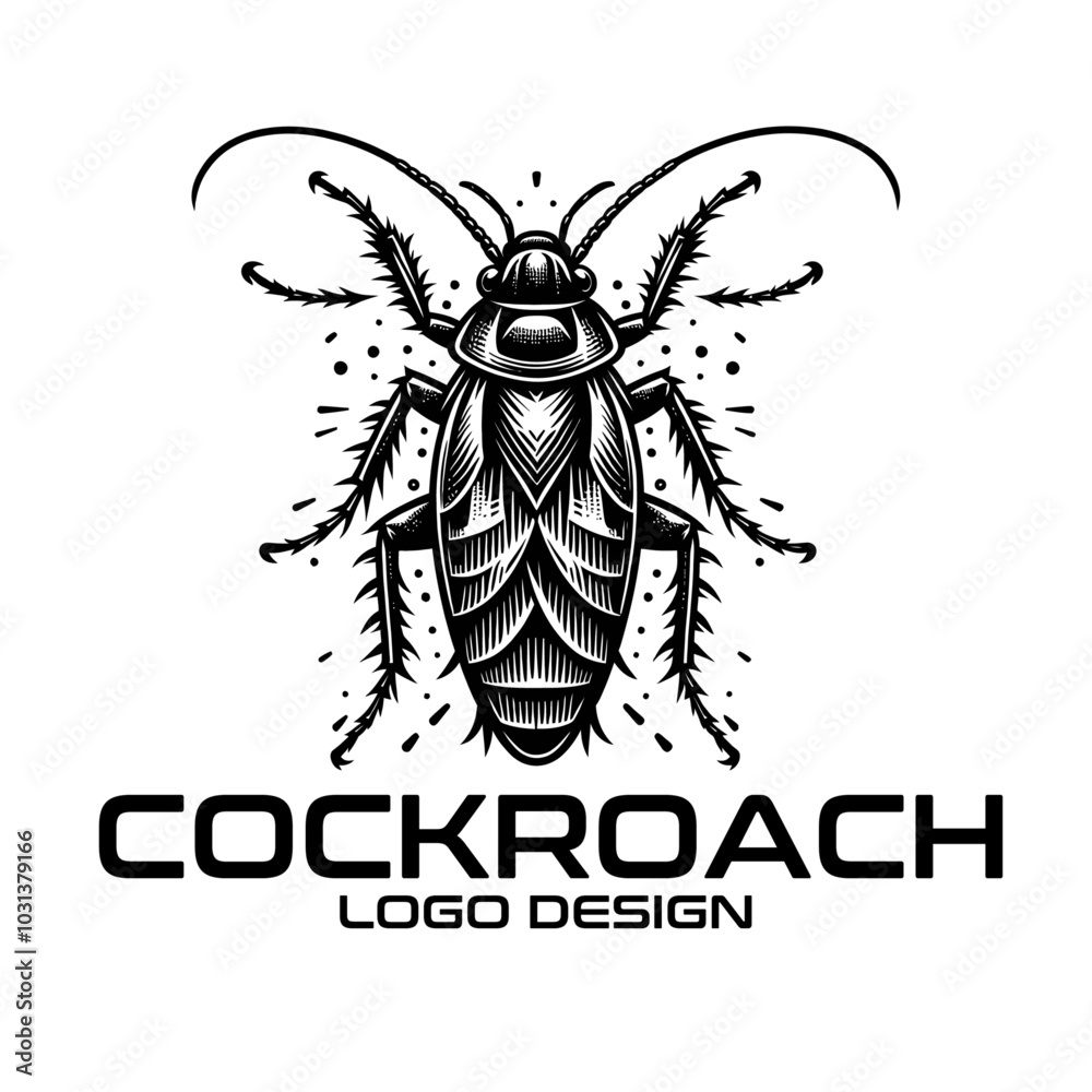 Cockroach Vector Logo Design Cockroach Vector Logo Design