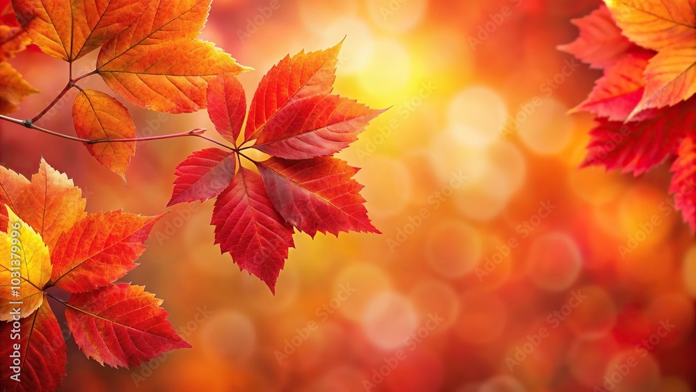 closeup red autumn leaves closeup red autumn leaves