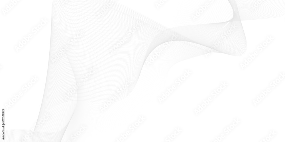 Abstract blue smooth wave on a white background. Modern vector background with blue wavy lines. Abstract blue smooth wave on a white background. Modern vector background with blue wavy lines.