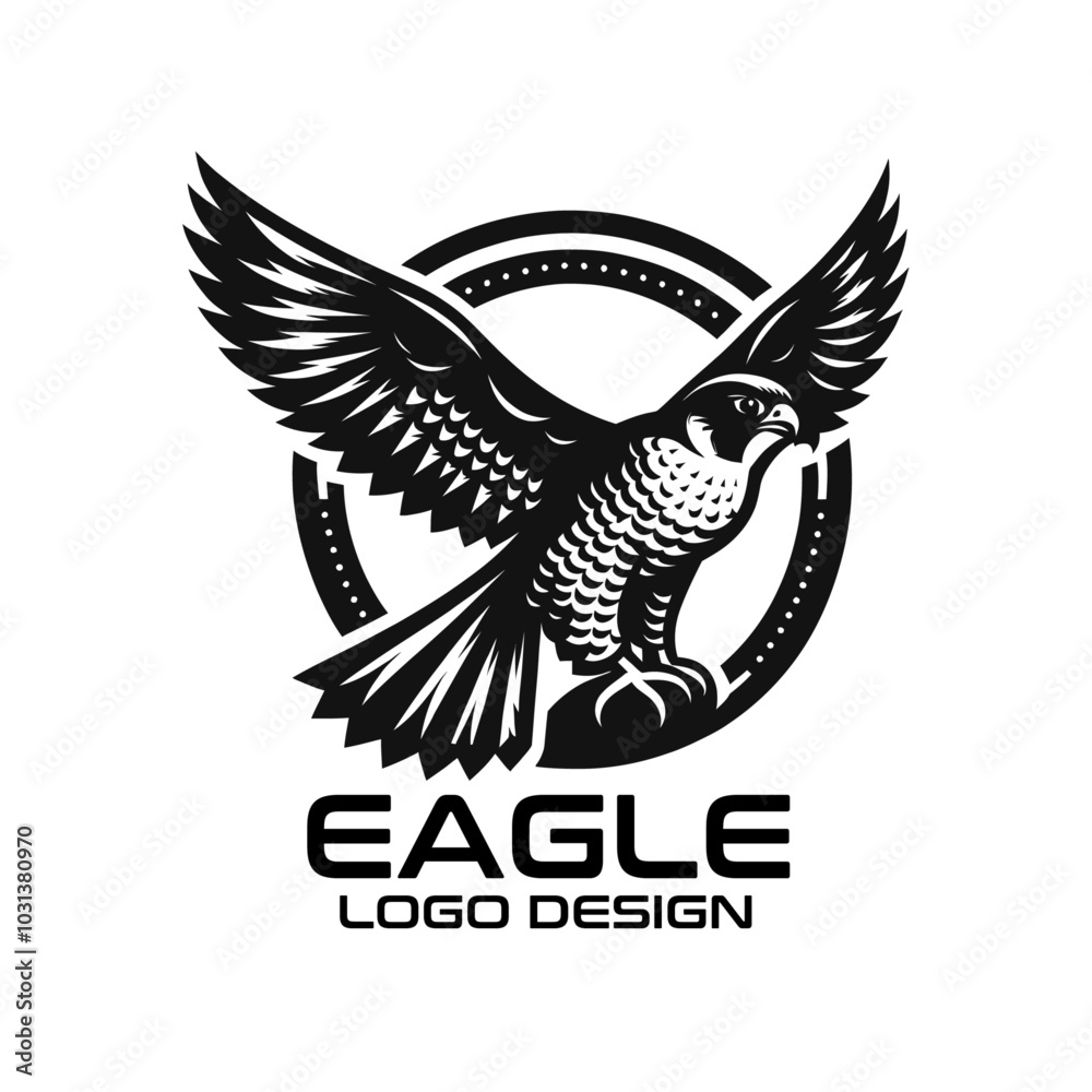 Obraz premium Eagle Vector Logo Design 