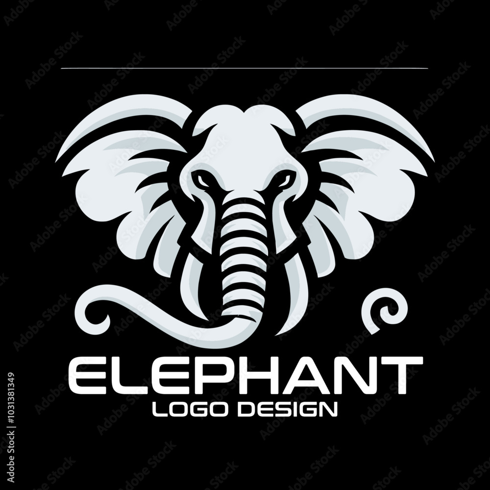 Elephant Vector Logo Design Elephant Vector Logo Design