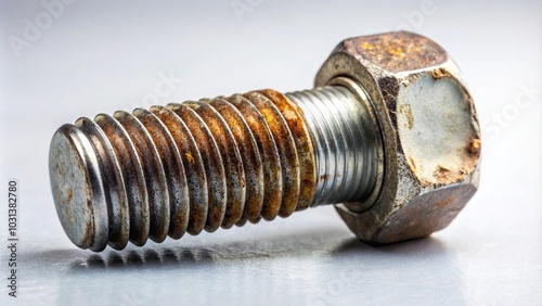 Damaged and deformed bolt thread