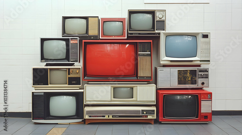 A collection of vintage tel...