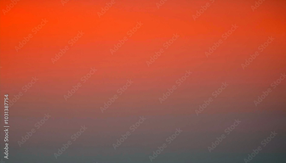 Obraz premium Sunset's fiery embrace: a breathtaking gradient of orange, red, and gray hues painting the twilight sky. A masterpiece of nature's artistry!
