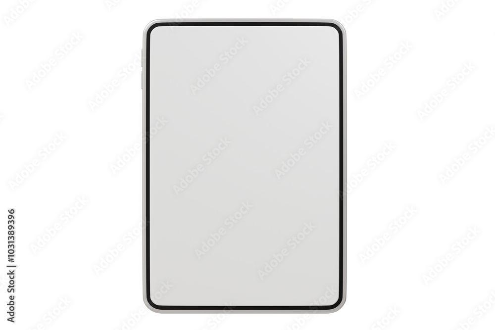 3d Realistic tablet with blank white screen for mockup icon. Minimal tablet computer empty screen icon isolated on purple background. Computer electronics technology used everyday concept. 3d render. 3d Realistic tablet with blank white screen for mockup icon. Minimal tablet computer empty screen icon isolated on purple background. Computer electronics technology used everyday concept. 3d render.