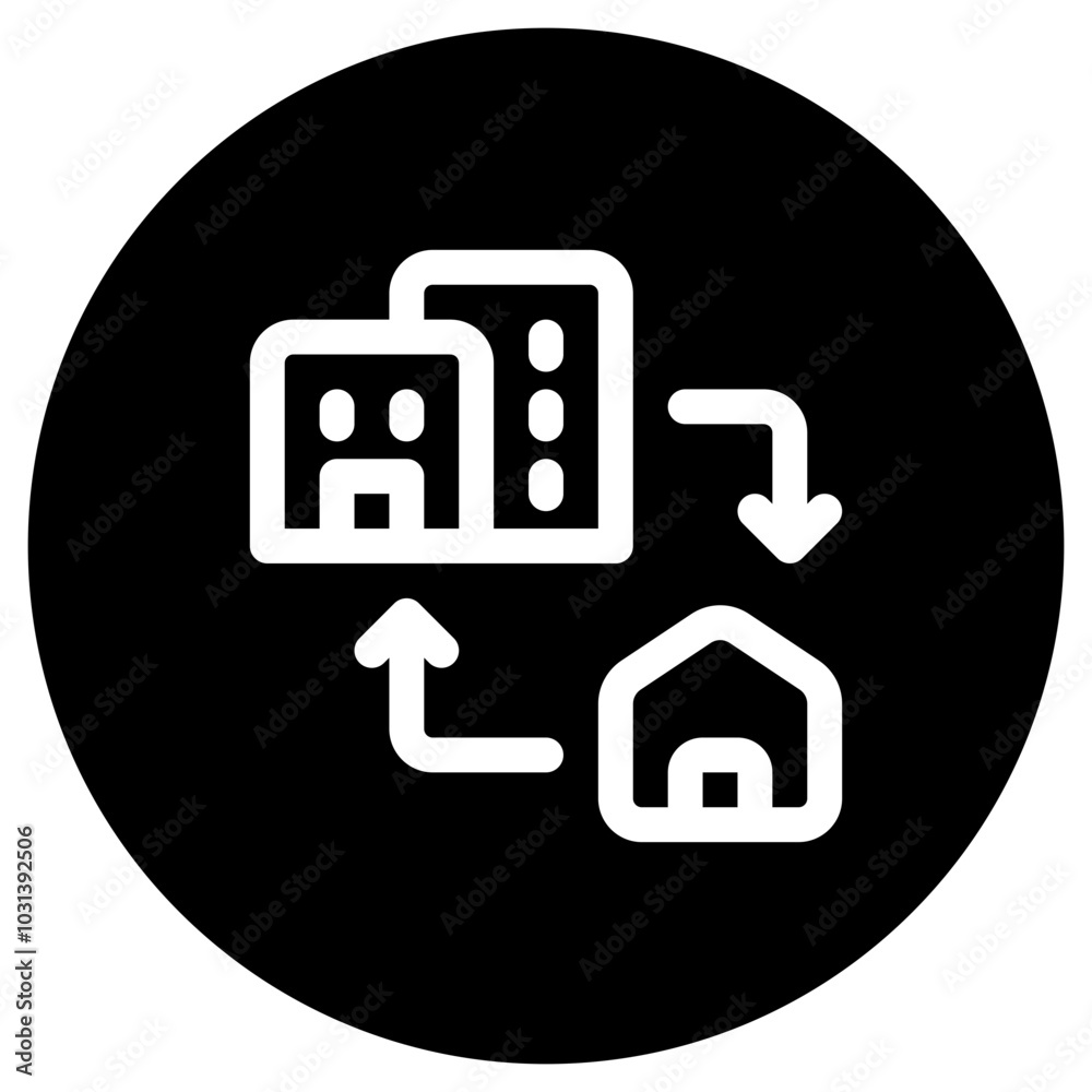 Editable office, home, commuting, remote vector icon. Remote work, job, profession, freelance. Part of a big icon set family. Perfect for web and app interfaces, presentations, infographics, etc Editable office, home, commuting, remote vector icon. Remote work, job, profession, freelance. Part of a big icon set family. Perfect for web and app interfaces, presentations, infographics, etc