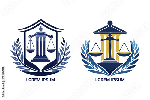 Corporate Law Firm Logo Design for Professional Branding