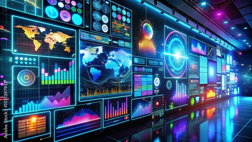 Engaging with a Futuristic Digital Interface Showcasing Data Visualizations and Interactive Graphics for Advanced Engaging with a Futuristic Digital Interface Showcasing Data Visualizations and Interactive Graphics for Advanced