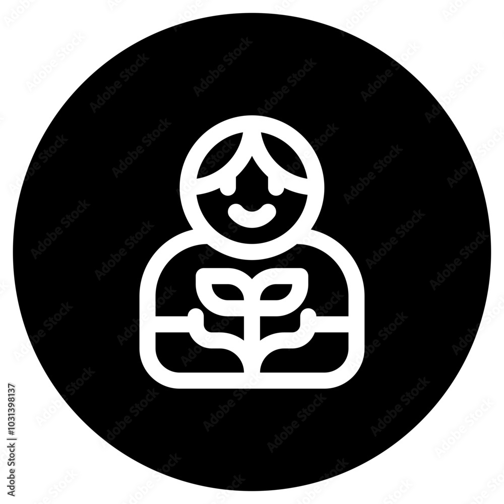 Editable person planting a tree, plant, gardening vector icon. Environment, ecology, eco-friendly. Part of a big icon set family. Perfect for web and app interfaces, presentations, infographics, etc Editable person planting a tree, plant, gardening vector icon. Environment, ecology, eco-friendly. Part of a big icon set family. Perfect for web and app interfaces, presentations, infographics, etc