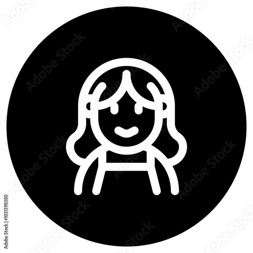 Editable woman wearing blouse avatar vector icon. User, profile, identity, persona. Part of a big icon set family. Perfect for web and app interfaces, presentations, infographics, etc