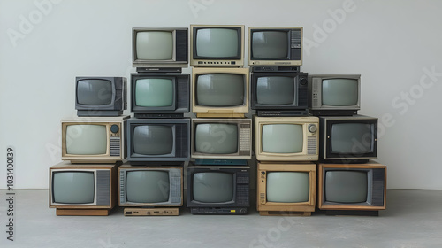 A collection of vintage tel...