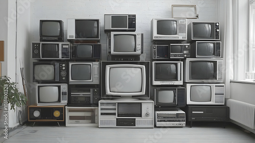 A collection of vintage tel...